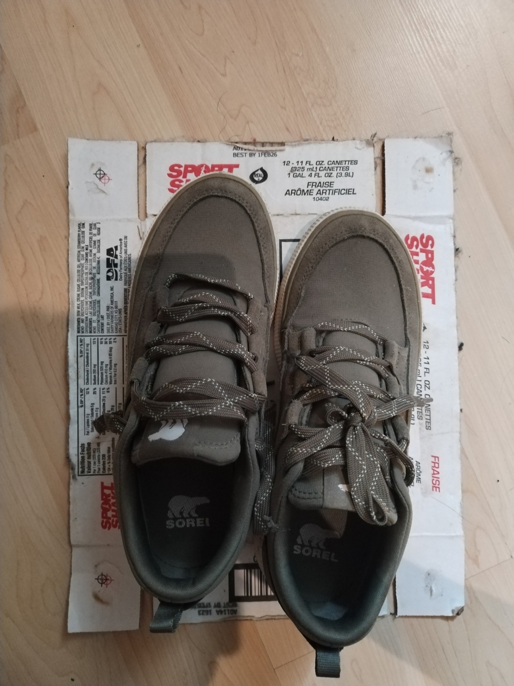Sorel Men's Olive/Tan Low-Top Sneakers